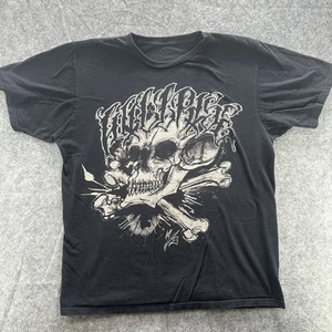 Villainouse Shirt Herren Large Skull Crossbones Grafik Tattoo Art Norm Skull - Bild 1 von 12