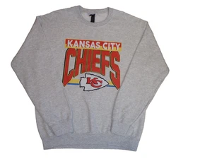 Gildan Herren Sweatshirt Medium Kansas City Cheifs Logo Langarm Heavy Blend - Bild 1 von 10