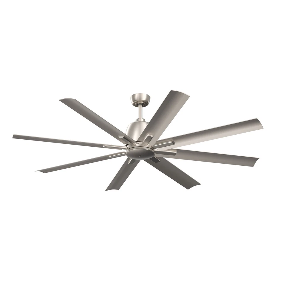 Brushed Nickel 65"Ceiling Fan from the Breda Collection - Image 1 of 1
