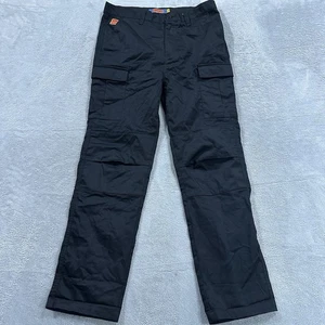 Empyre Cargo Hose Herren 30 Straight Leg Mid Rise Schwarz Logo Freizeit Skater - Bild 1 von 9