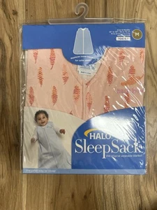Halo Schlafsack, 100% Baumwolle, mittelrosa Federn BRANDNEU - Bild 1 von 3