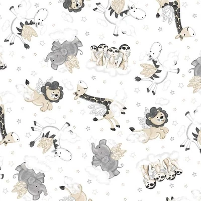 Studio E - Moonlit Dreams - Animais em jogo - Carvão, tecido BTY - Imagem 1 de 4