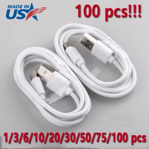 USB Type C Data Cable 5A Fast Charging USB-A to USB-C Charger Cord For Phone lot - Picture 1 of 10