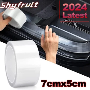 7CM*5M Clear Fiber Car Sticker Door Sill Scuff Anti Scratch Tape Protection Film - Picture 1 of 12