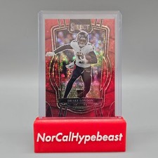 2022 Panini Select Football Drake London RC #297 Club Red Disco Rookie /49