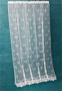 Heritage Lace Classic Heirloom White Lace Window Panel 60" X 84” Living Room - Picture 1 of 6