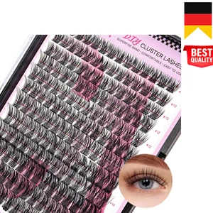 Wimpern Einzeln CALAILIS 168 Pcs DIY Cluster Wimpern D Curl Individuelle - Bild 1 von 6