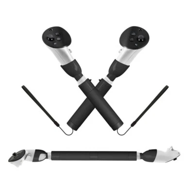 DEVASO VR Game Handle For Meta Quest 3S/3 Controller Accs Long Arms Extension Grips