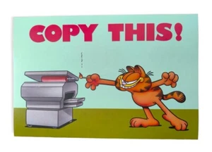 Vintage Garfield Poster 13.5" x 9" Office Classroom Motivational Humor Jim Davis - Picture 1 of 3