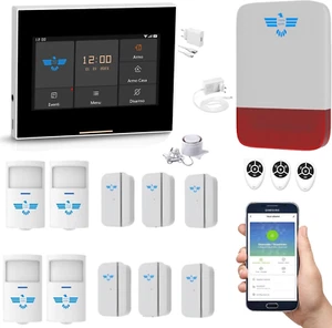 - Allarme Antifurto Casa Wifi Senza Fili, Kit Antifurto Wireless Con Sirena Este - Foto 1 di 12