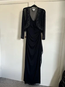 Stenay Dark Navy Evening Dress Size 12 - Picture 1 of 12