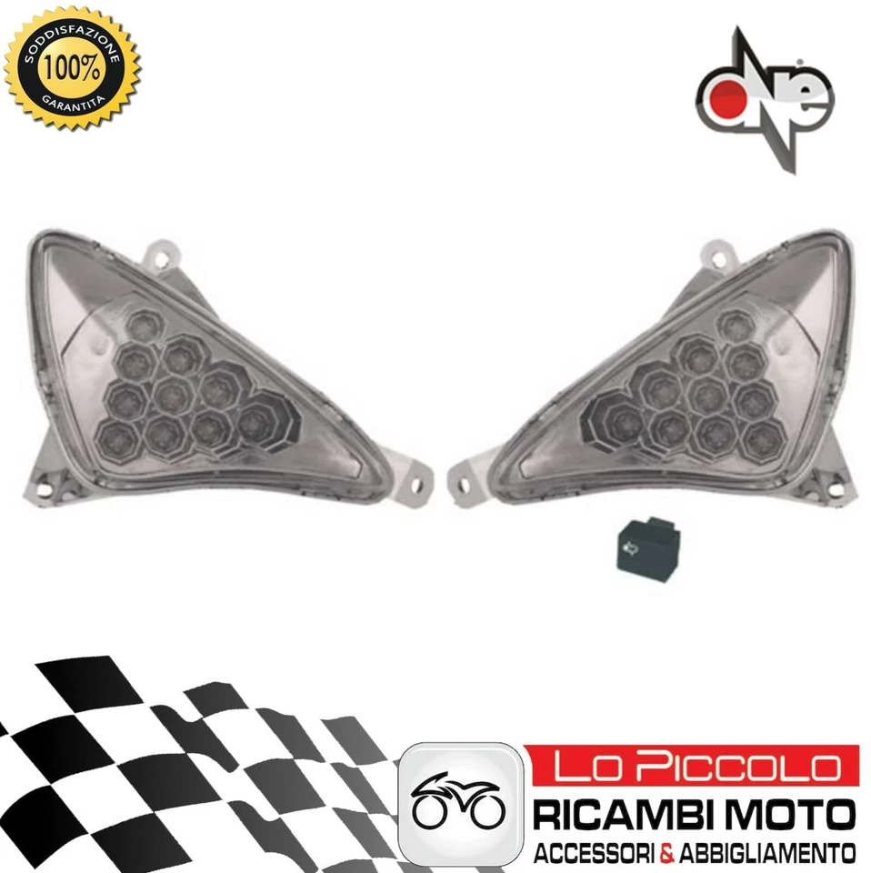 ONE COPPIA FRECCE LED ANTERIORI + RESISTENZA YAMAHA T MAX 500 4T LC INIEZ. 2005 - Immagine 1 di 1