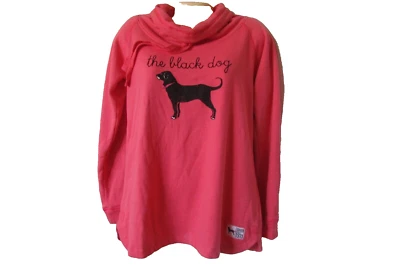 THE BLACK DOG Vintage collection oversized Sweatshirt Pink Salmon-NWOT - Image 1 of 4