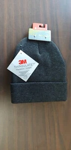 Tek Gear 3M THINSULATE Solid Charcole Gray Knit Watch HAT Beanie Insulated NWT - Bild 1 von 2