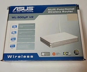 ASUS WL-500GP V2 802.11b/g Wireless Router w/ x2 USB/Print Server @ - Picture 1 of 4