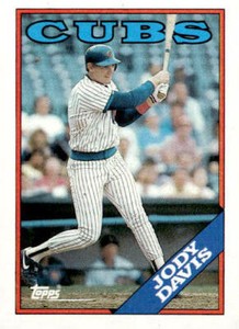 1988 Topps Baseball Jody Davis #615