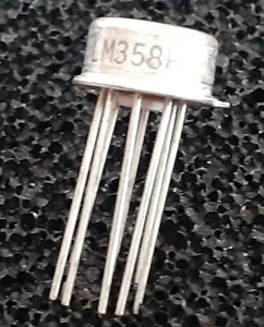 1 pcs LM358H DUAL OPV IC TO-99 Vintage RAR - Picture 1 of 1