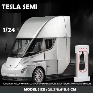 Tesla Semi Truck | 1:24 | Modelo de camión diecast - Imagen 1 de 7