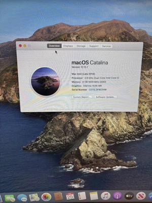 Apple Mac Mini Late 2014 2.6Ghz i5 8GB Ram 1TB NO POWER CORD INCLUDED - Image 1 of 4