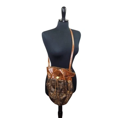 Bolso Bandolera Stuart Weitzman Bolso Marrón Cuero Clásico Boho Foto 1 de 4