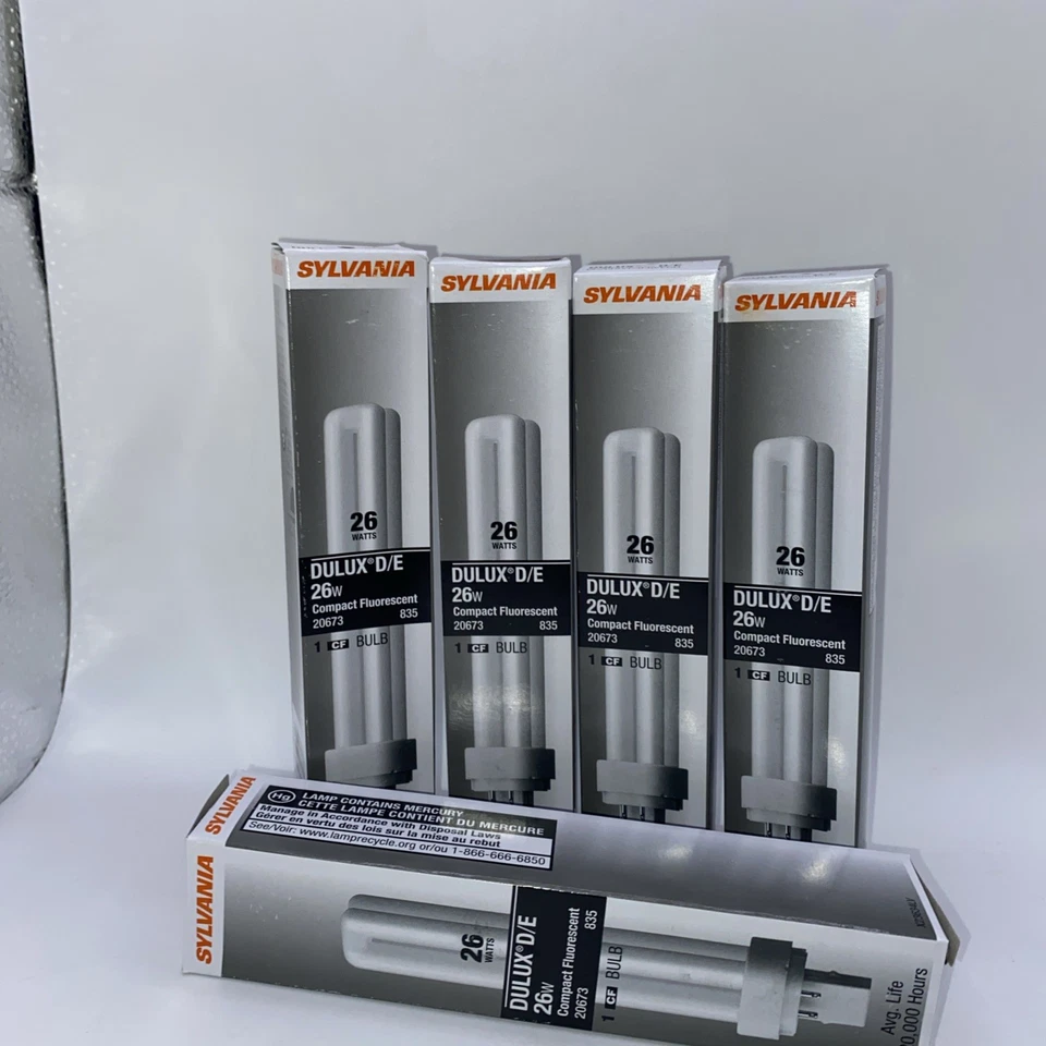 5 Pack SYLVANIA 20673 CF26DD/E/835/ECO Light Bulb - Image 1 of 1