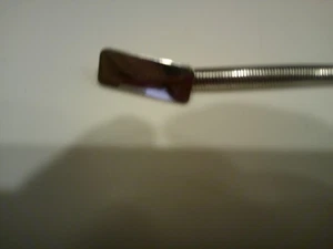 Vintage Metal Chrome Coil Stretch Belt 24 in BEFORE STRETCH - Picture 1 of 5