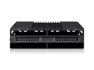 ICY DOCK MB024SP-B | Tray-less 4x 2.5" SAS/SATA SSD/HDD Mobile Rack for 5.25" - Picture 1 of 5