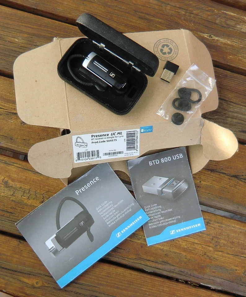 * NEU * Sennheiser PRESENCE Grey Headset , Dongle , UC Bluetooth Noise Reduction - Bild 1 von 1