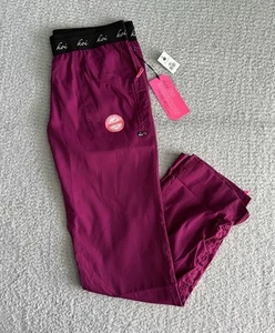 Koi Lite Scrub Pants Women’s Medium Tall Raspberry Spirit Slim Stretch Nursing - Picture 1 of 14