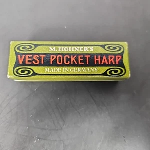 Harmonica Hohner Vest Pocket Harp 214/20 Key C Small Vintage Harmonica - Picture 1 of 7