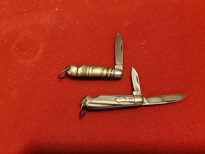 2 Винтажный Imperial молоток совершенно США 2 лезвия мини брелок ножи  - Изображение 1 из 4