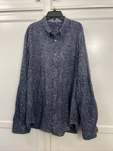 John Varvatos Gray Slim  Fit Dress Shirt Mens Long Sleeve  Sz. XL 100% Cotton - Picture 1 of 15