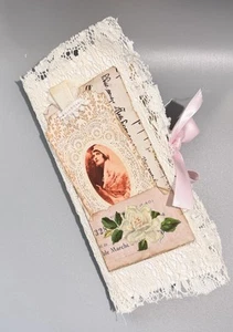 Shabby Journal Diary Junk Journal 34 Pages + Tags Collage Diary Scrapbook Memory - Picture 1 of 18