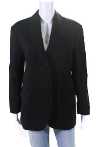Everlane Womens Black The 80s Blazer Size 2