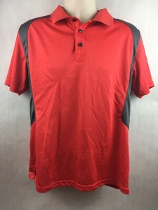 Padrais Harrington Men's Red and Gray Polo Shirt Size L - Picture 1 of 5