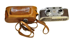 Fotocamera Revere 35mm Stereo modello 33 con custodia. #2 - Foto 1 di 7