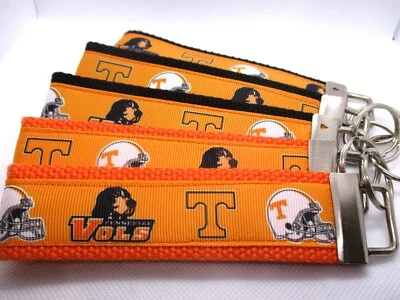 Univ of Tennessee Volunteers Ribbon on Strong Webbing Key Fob Wristlet (TN Vols) - Image 1 of 4