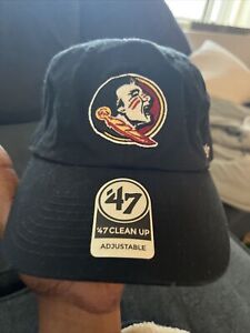 Florida State Seminoles NCAA Hat Circle Logo Adjustable Black