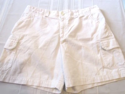 CARIBBEAN JOE MUJER BLANCO CARGO SHORTS TALLA 12 PETITE Foto 1 de 4
