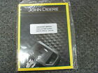 John Deere Models H160 & H165 Front End Loaders Owner Operator Manual OMW57694