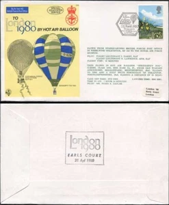C72a To London by Hot Air Balloon Standard Cover - Picture 1 of 1