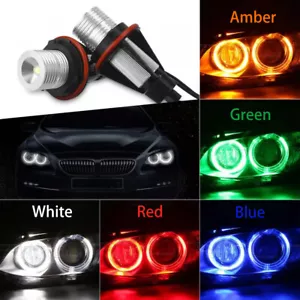 2 Piezas DRL LED Luces Marcadoras Ojo de Ángel Bombillas Para BMW Serie 5 E60 E61 M5 2001-2009 - Imagen 1 de 12