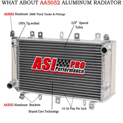 Aluminum Radiator For Can Am Maverick 800R 1000 Commander 800 MAX 1000R 2011-18 - Image 1 of 4