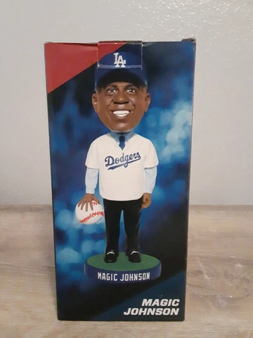 LOS ANGELES DODGERS Dodger Stadium MAGIC JOHNSON Bobblehead SGA NIB 2013 Cover