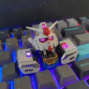 Gundam Triple Connection Keycaps 3D Mechanical Keyboard Keycaps Set - Picture 1 of 10