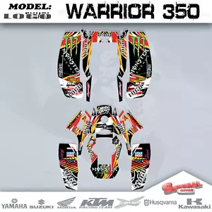 FITS YAMAHA WARRIOR 350 ALL YEAR Graphics Kits Decals Stickers 3M - Bild 1 von 1