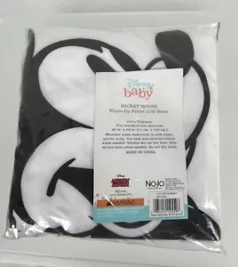 MICKEY MOUSE Foto OP Spannbetttuch NEU Disney Baby Marke Bild Hintergrund - Bild 1 von 3