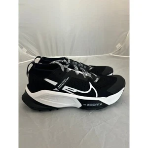 Nike men’s zoomx zegama trail black white shoes size 8.5 DH0625 001 - Picture 1 of 9