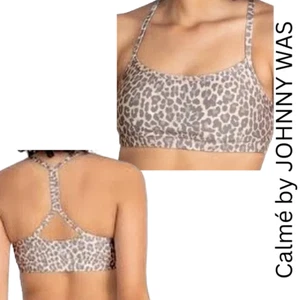 Johnny Was Calme Sz L Endurance Crossback Sports Bra With Removable Pads ~ $82 - Picture 1 of 4