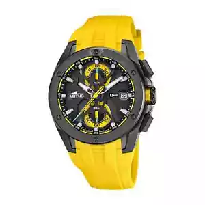 Lotus L18943/1 Men's Vortex Black Dial Chronograph Wristwatch - Picture 1 of 2